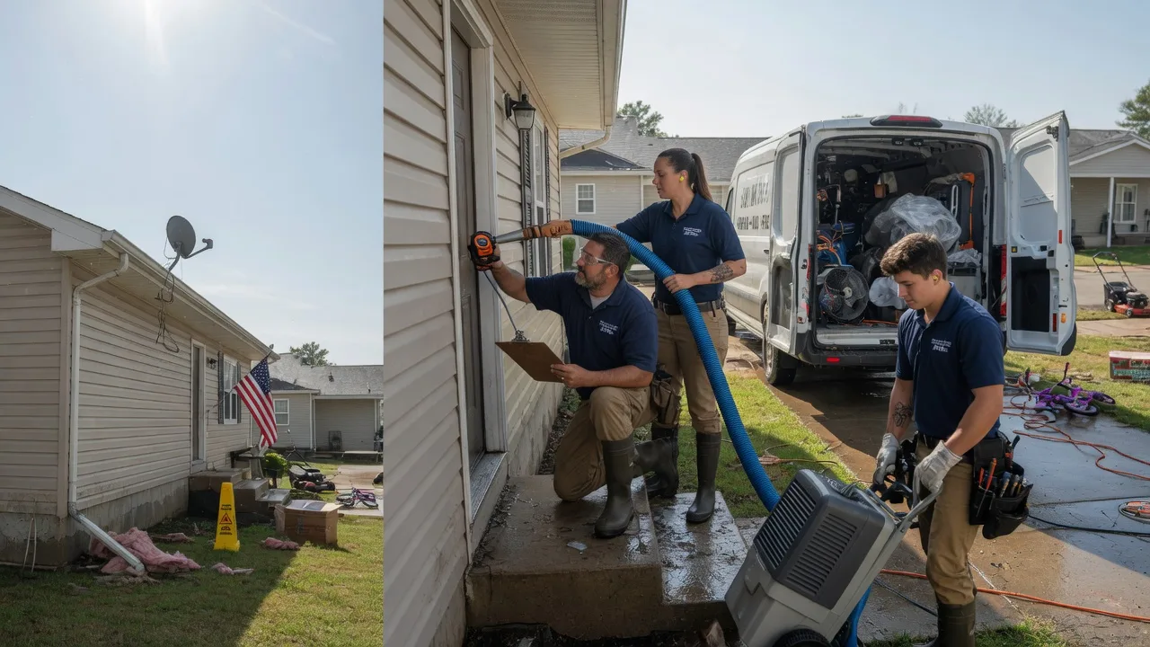 Ceiling Water Damage Restoration in Fifty Six, AR near me